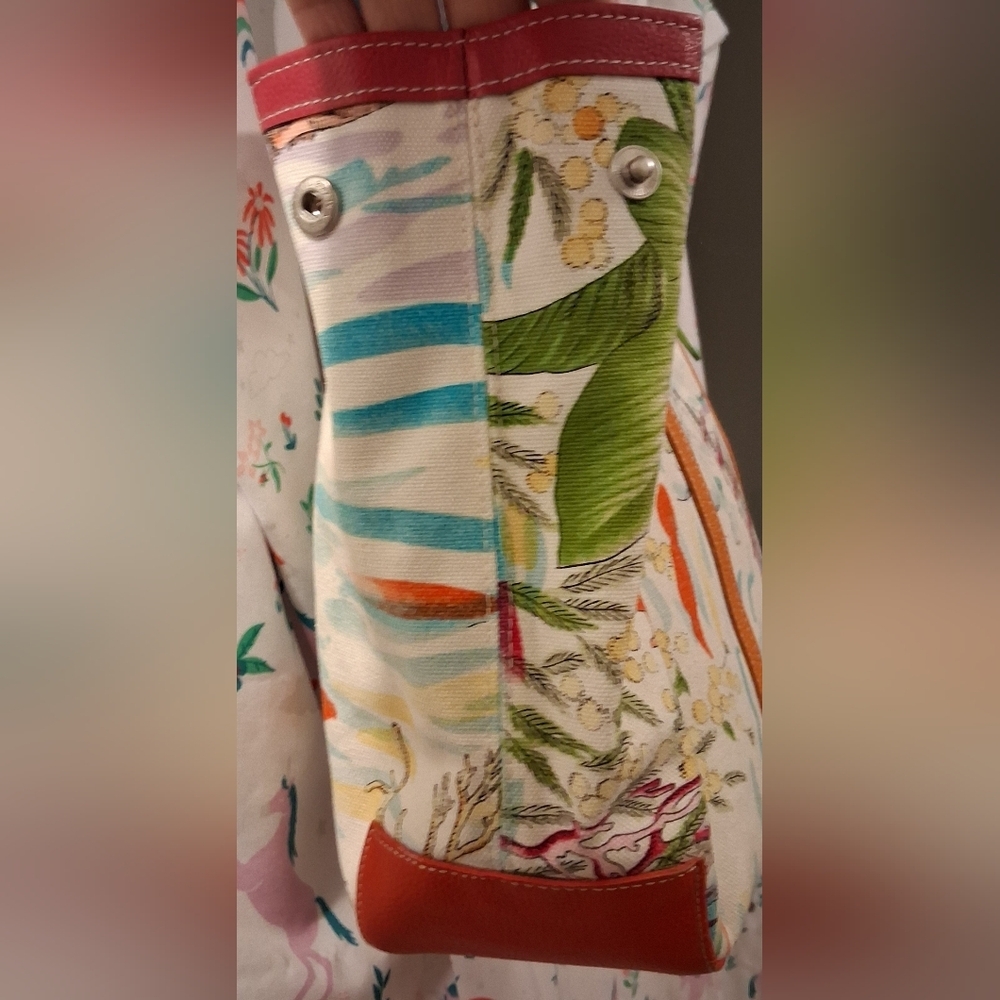 EUC RARE Vintage Longchamp Limited Edition Sea Treasure Nautical Boho Purse Bag - Picture 6 of 16